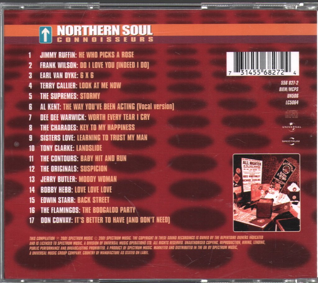 Various Artists - Northern Soul Connoisseurs - Cd