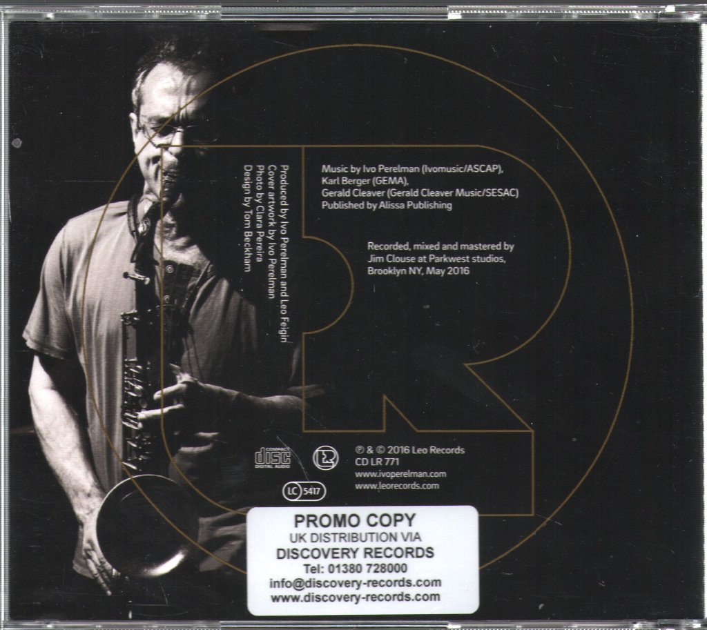 Ivo Perelman, Karl Berger, Gerald Cleaver - Art Of The Improv Trio Volume 1 - Cd