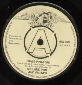 Midland Phil And Friends - Brass Pinafore - 7 Inch