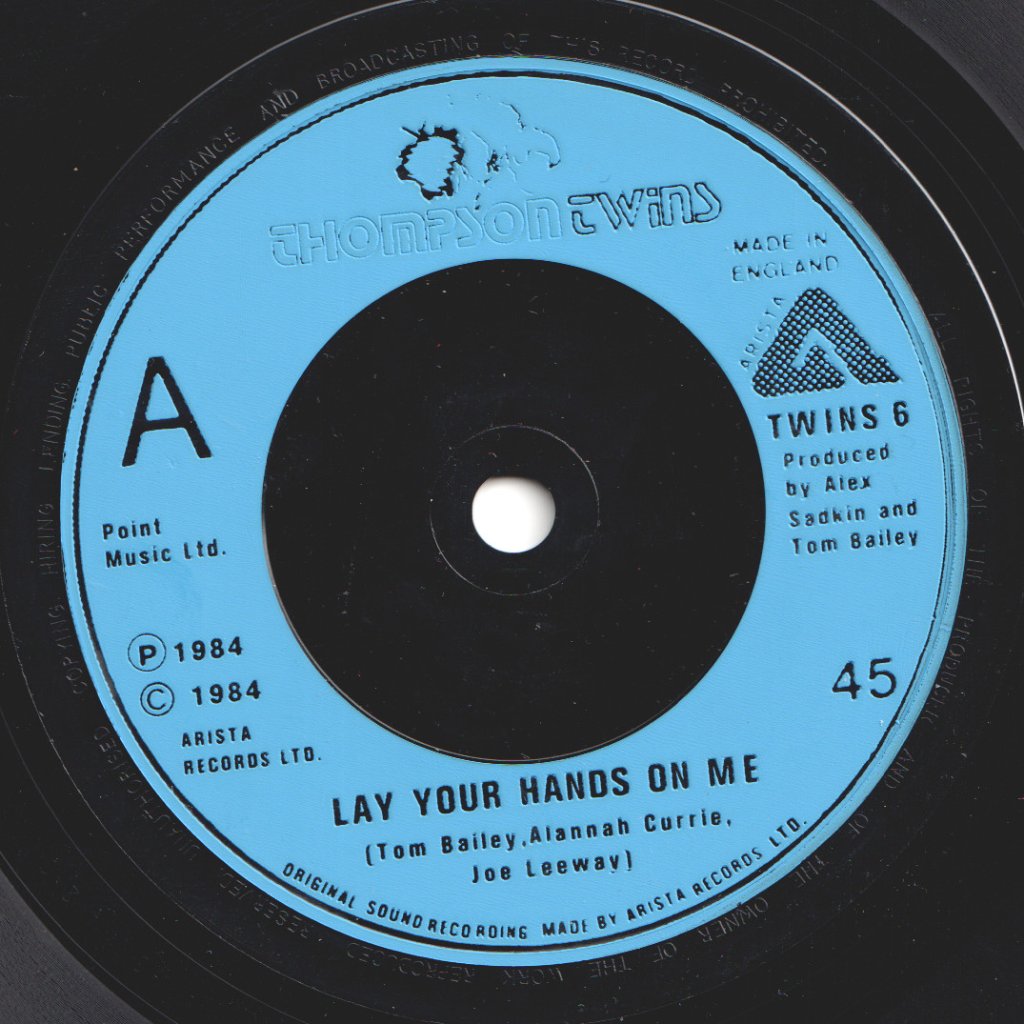 Thompson Twins - Lay Your Hands On Me - 7 Inch