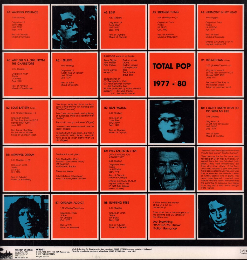 Buzzcocks - Total Pop - Lp