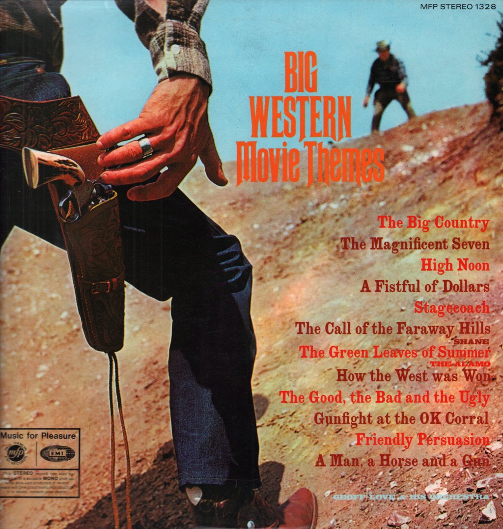 Geoff Love And His Orchestra - Big Western Movie Themes - Lp