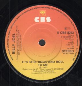 Billy Joel - It's Still Rock And Roll To Me - 7 Inch