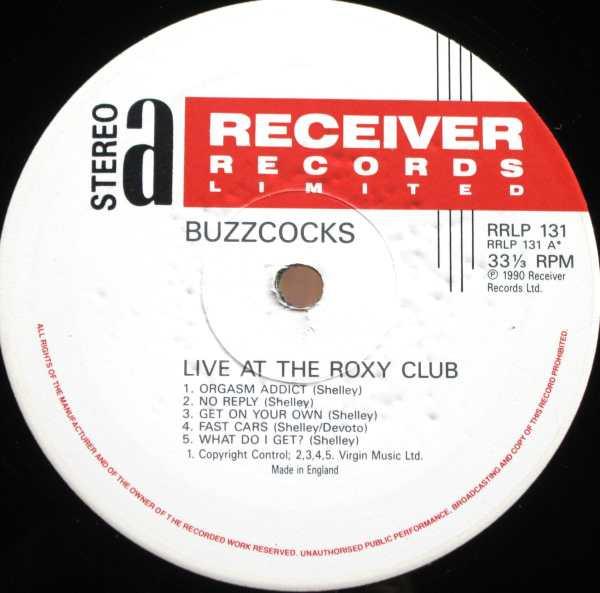 Buzzcocks - Live At The Roxy Club April '77 - Lp