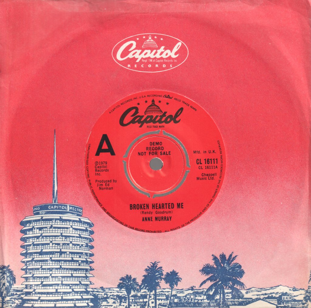 Anne Murray - Broken Hearted Me - 7 Inch