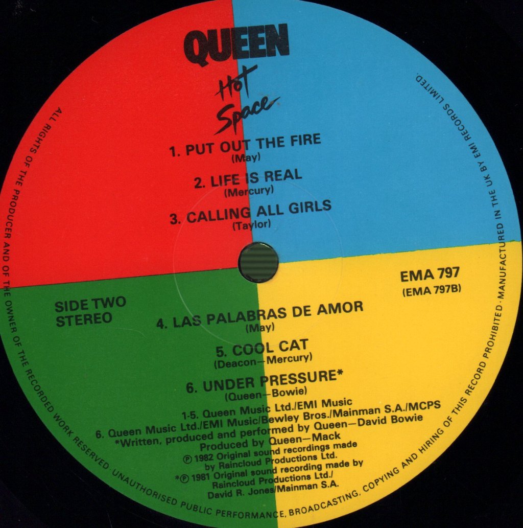 Queen - Hot Space - Lp
