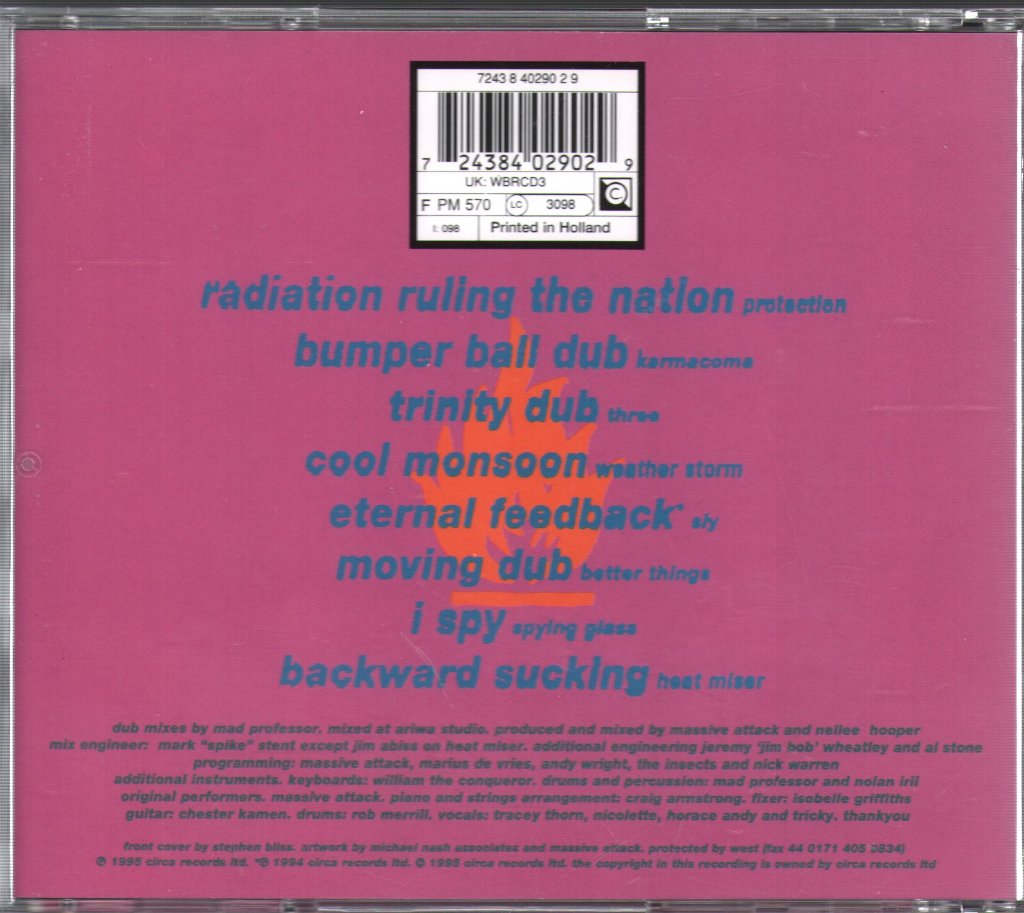 Massive Attack V Mad Professor - No Protection - Cd