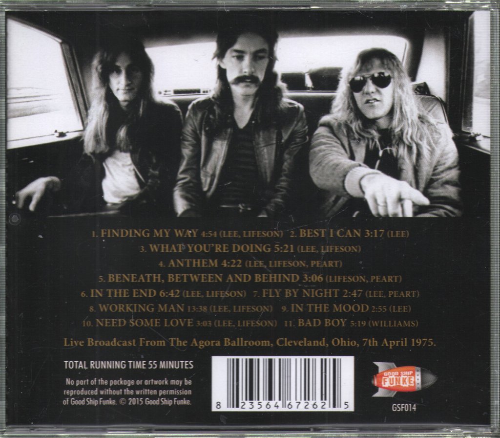 Rush - Ohio 1975 - Cd