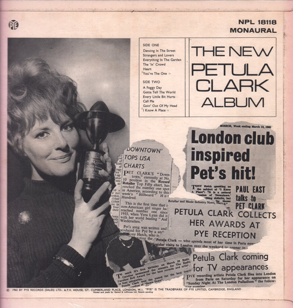 Petula Clark - New Album - Lp