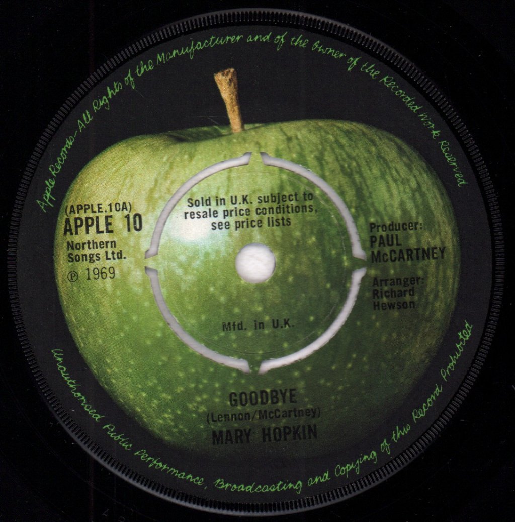 Mary Hopkin - Goodbye - 7 Inch