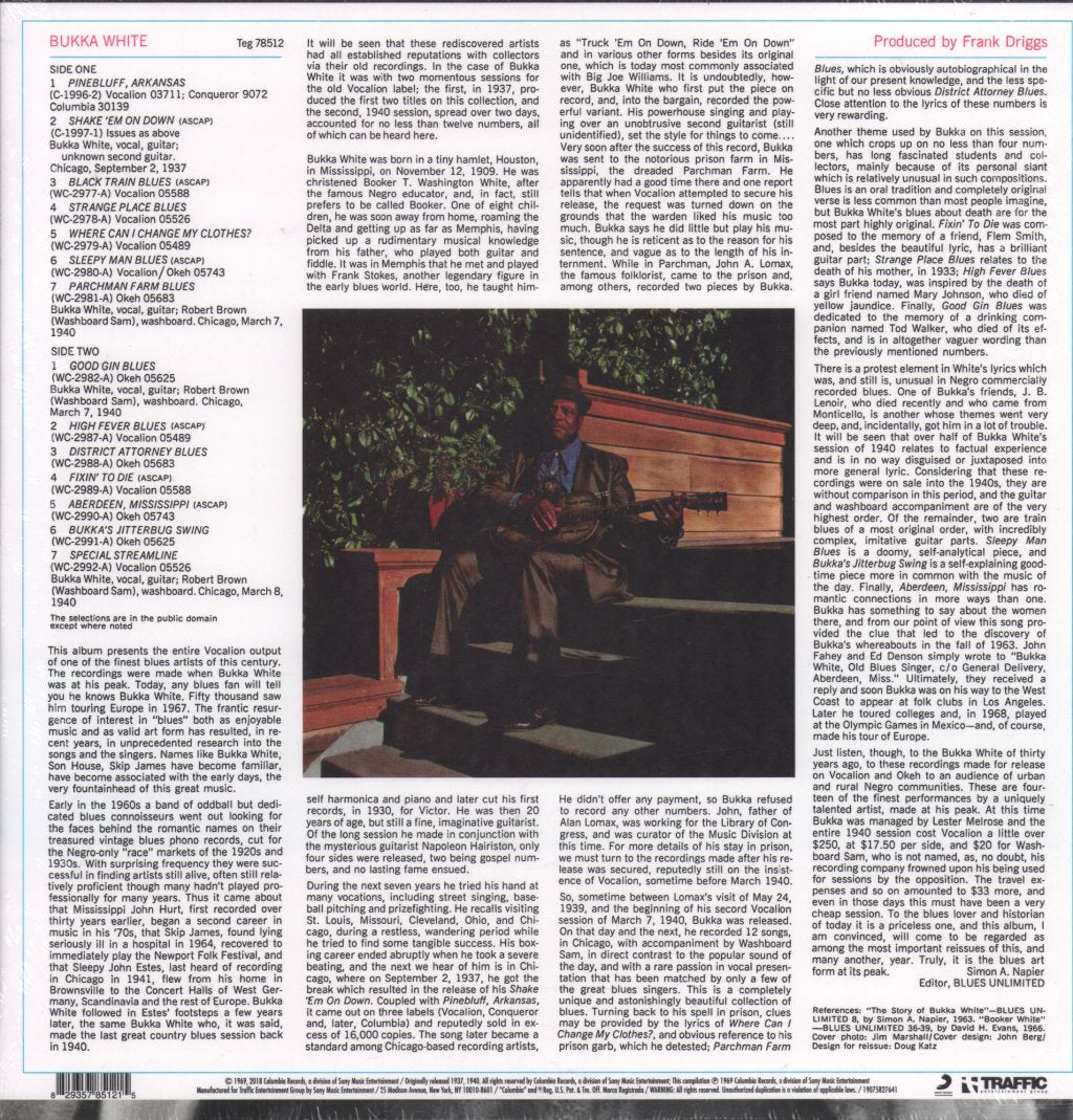 Bukka White - Parchman Farm - Lp