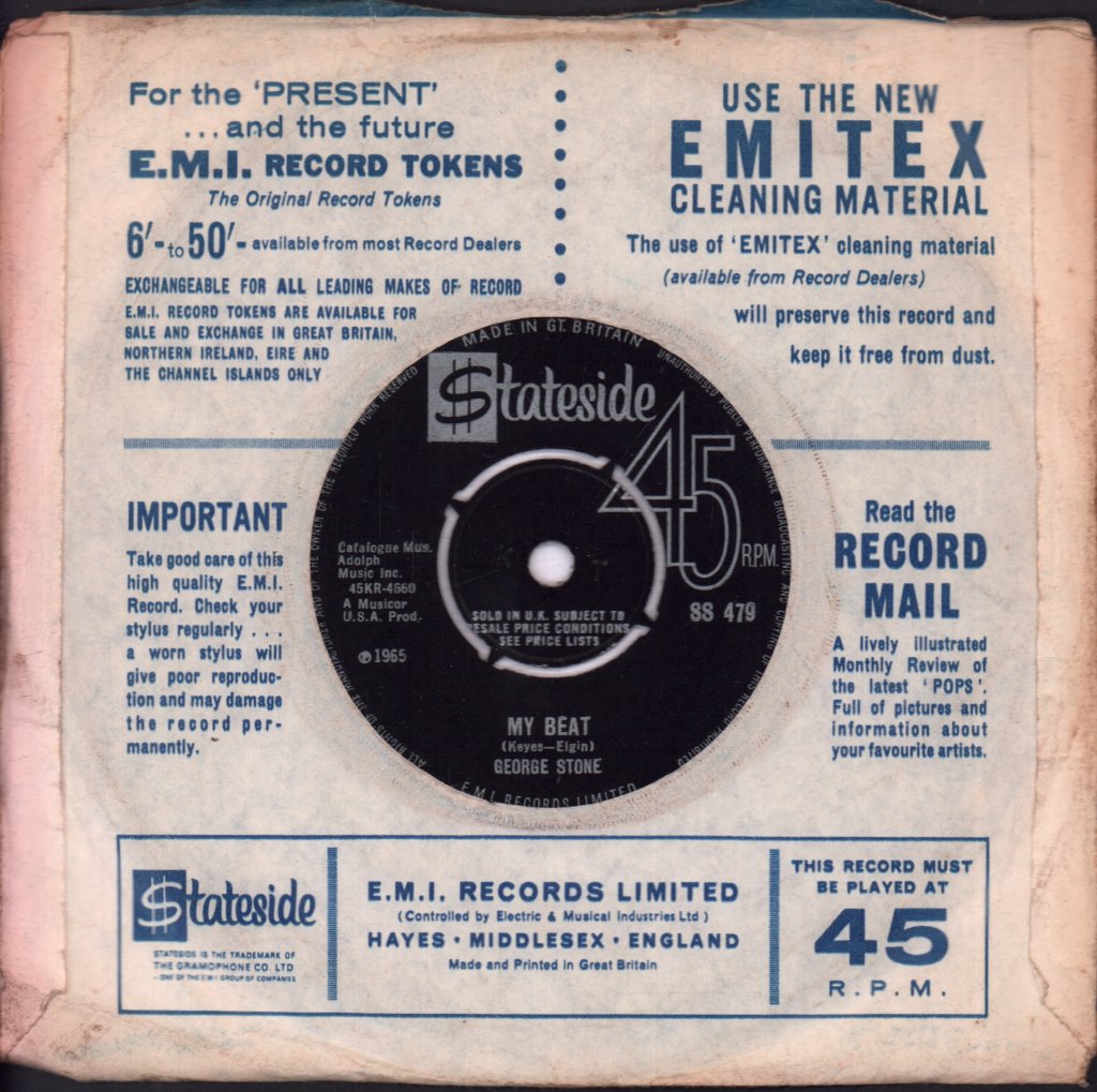 George Stone - Hole In The Wall - 7 Inch