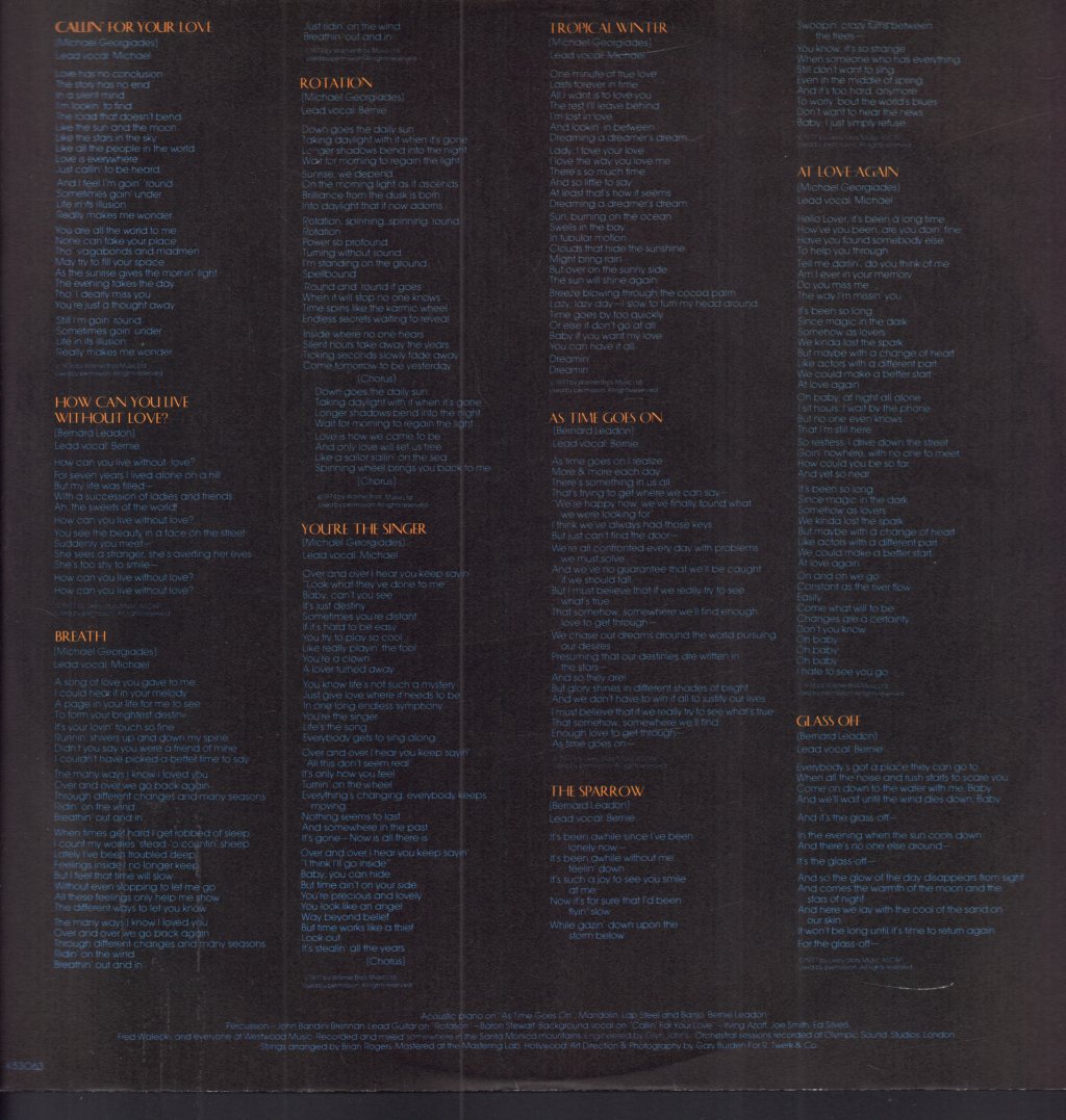 Bernie Leadon Michael Georgiades Band - Natural Progressions - Lp