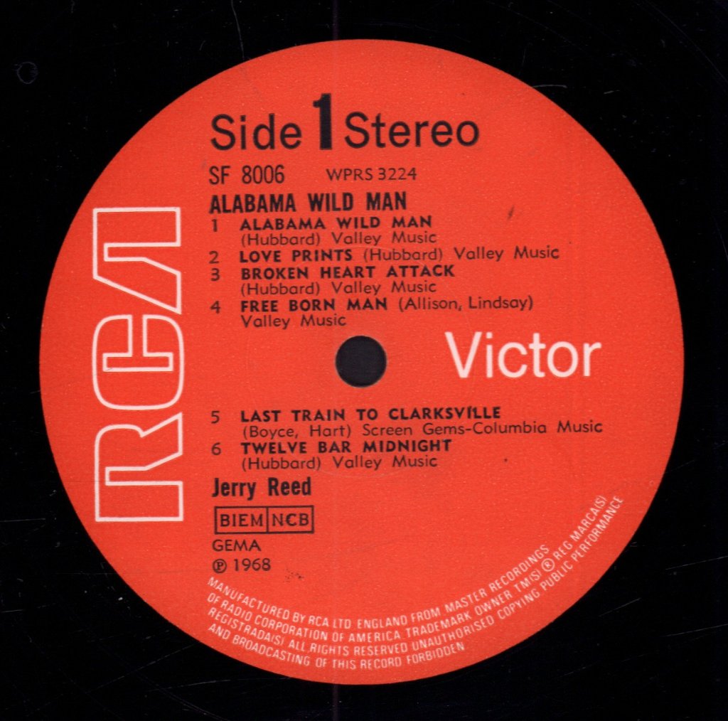 Jerry Reed - Alabama Wild Man - Lp