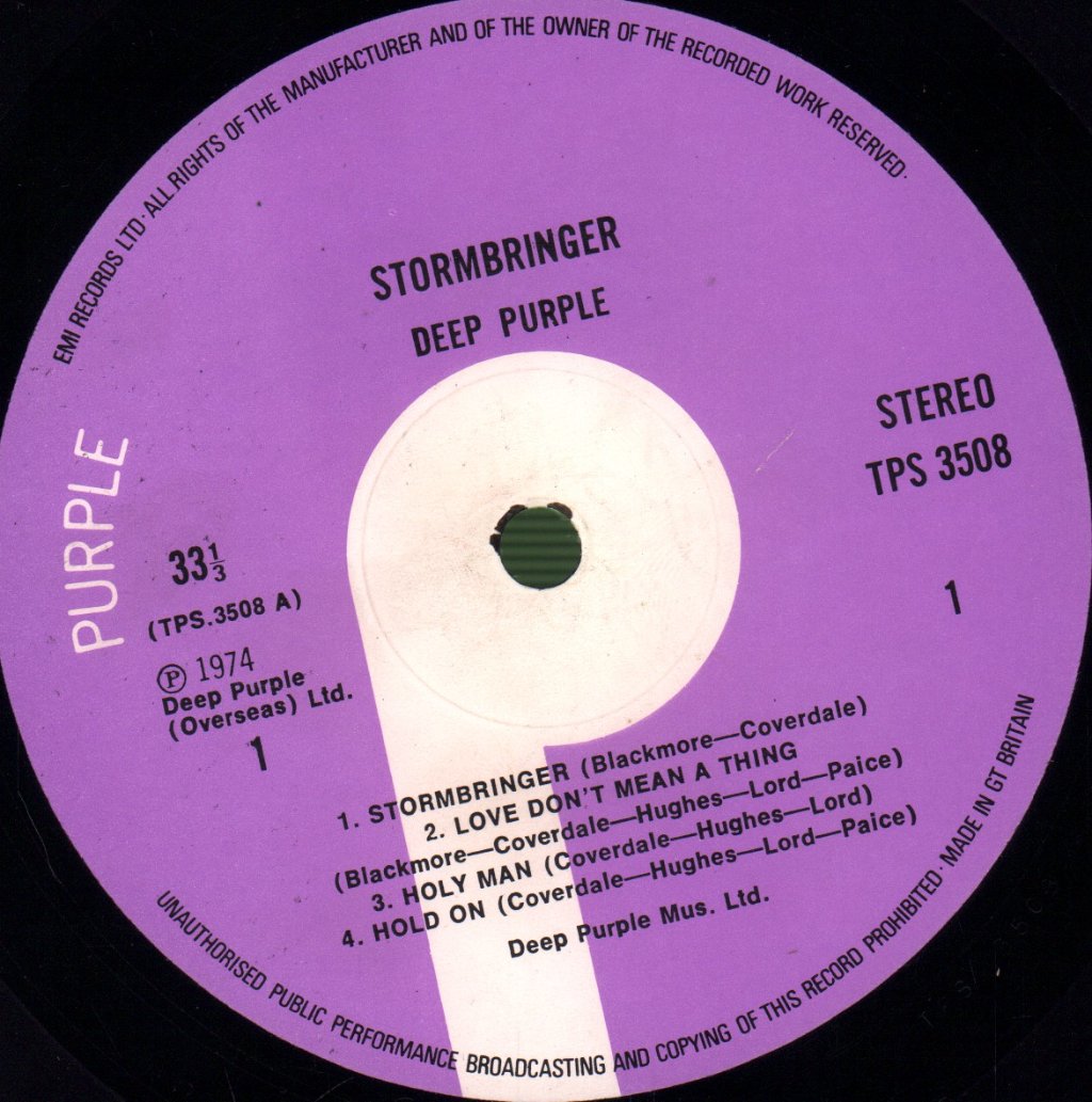 Deep Purple - Stormbringer - Lp