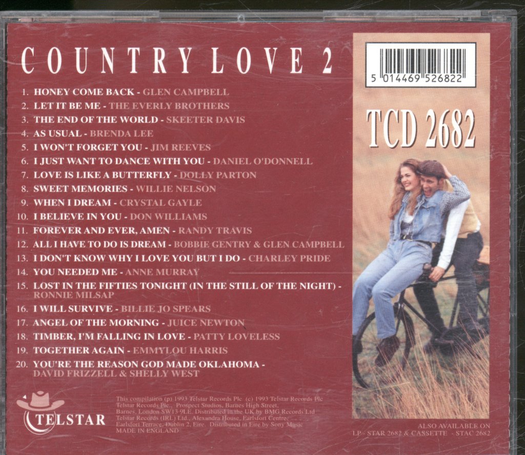 Various Artists - Country Love 2 - Cd
