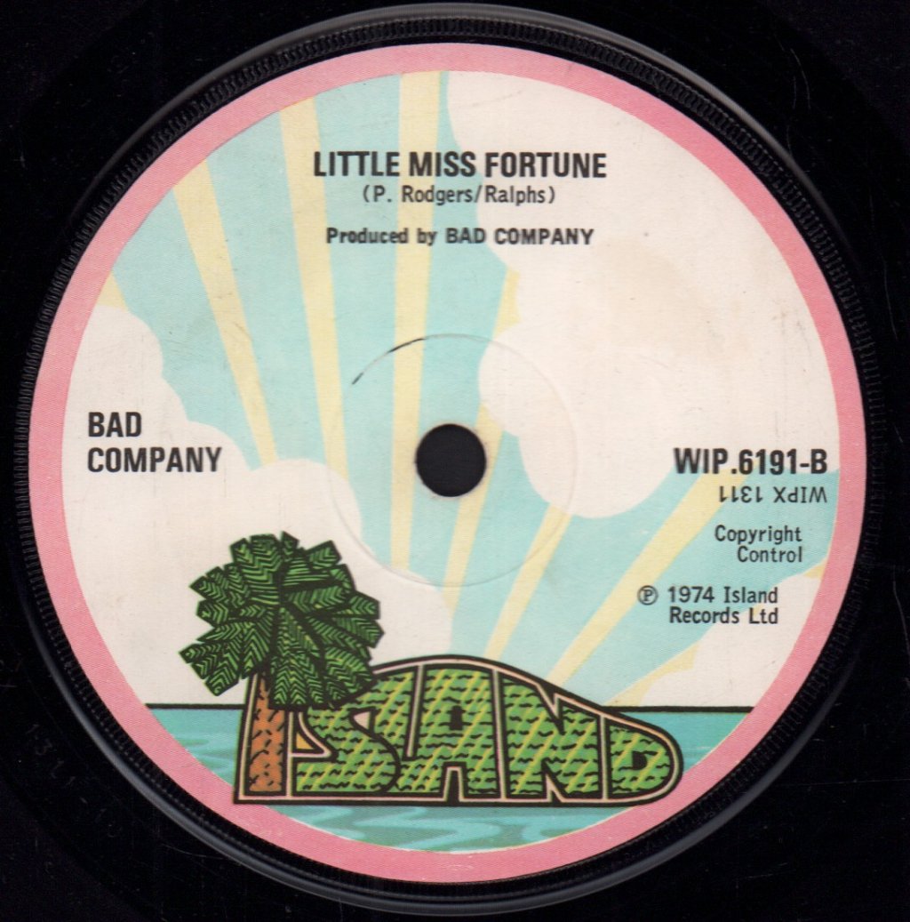 Bad Company (Rock Group) - Can't Get Enough - 7 Inch
