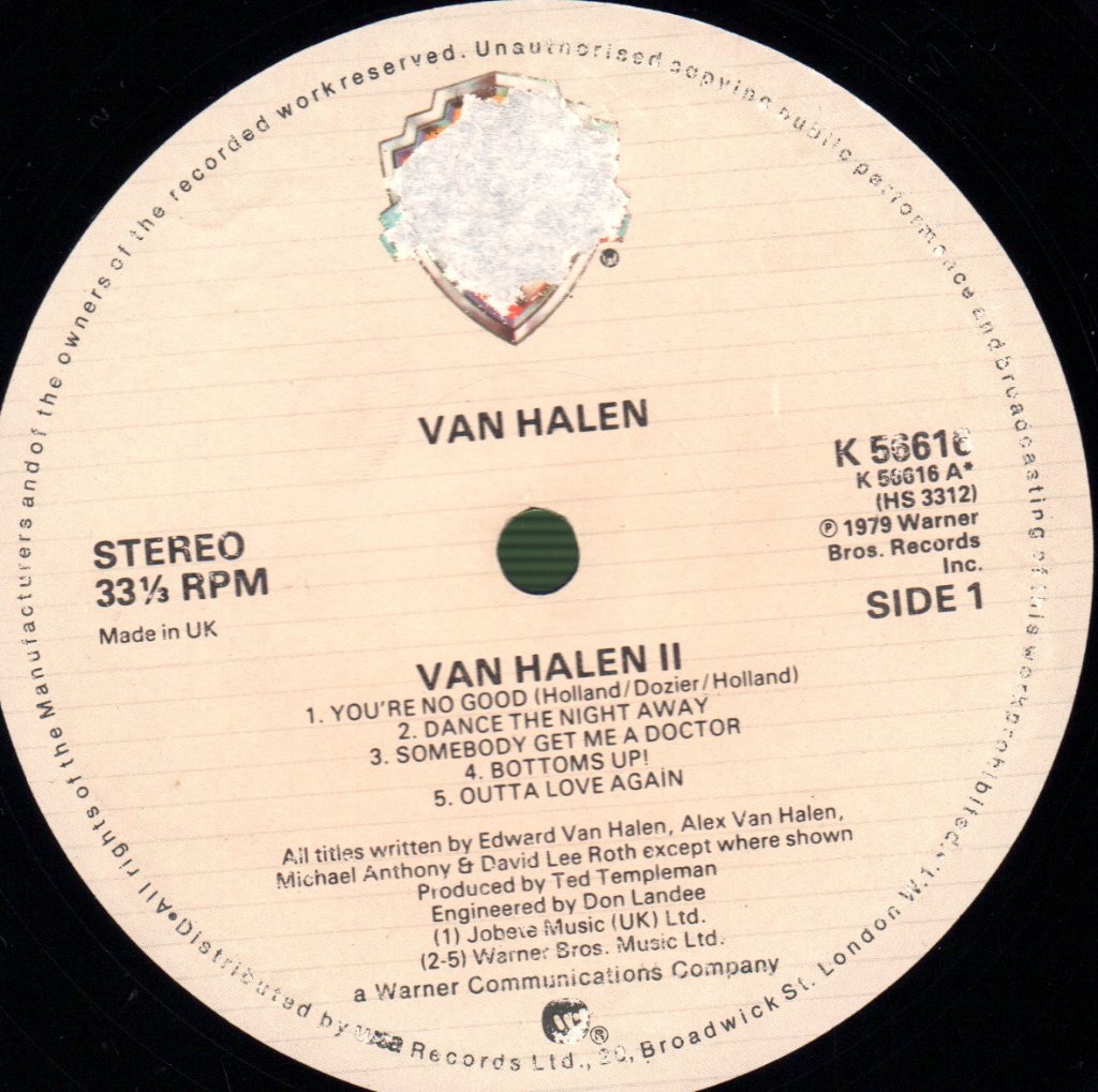 Van Halen - Van Halen II - Lp