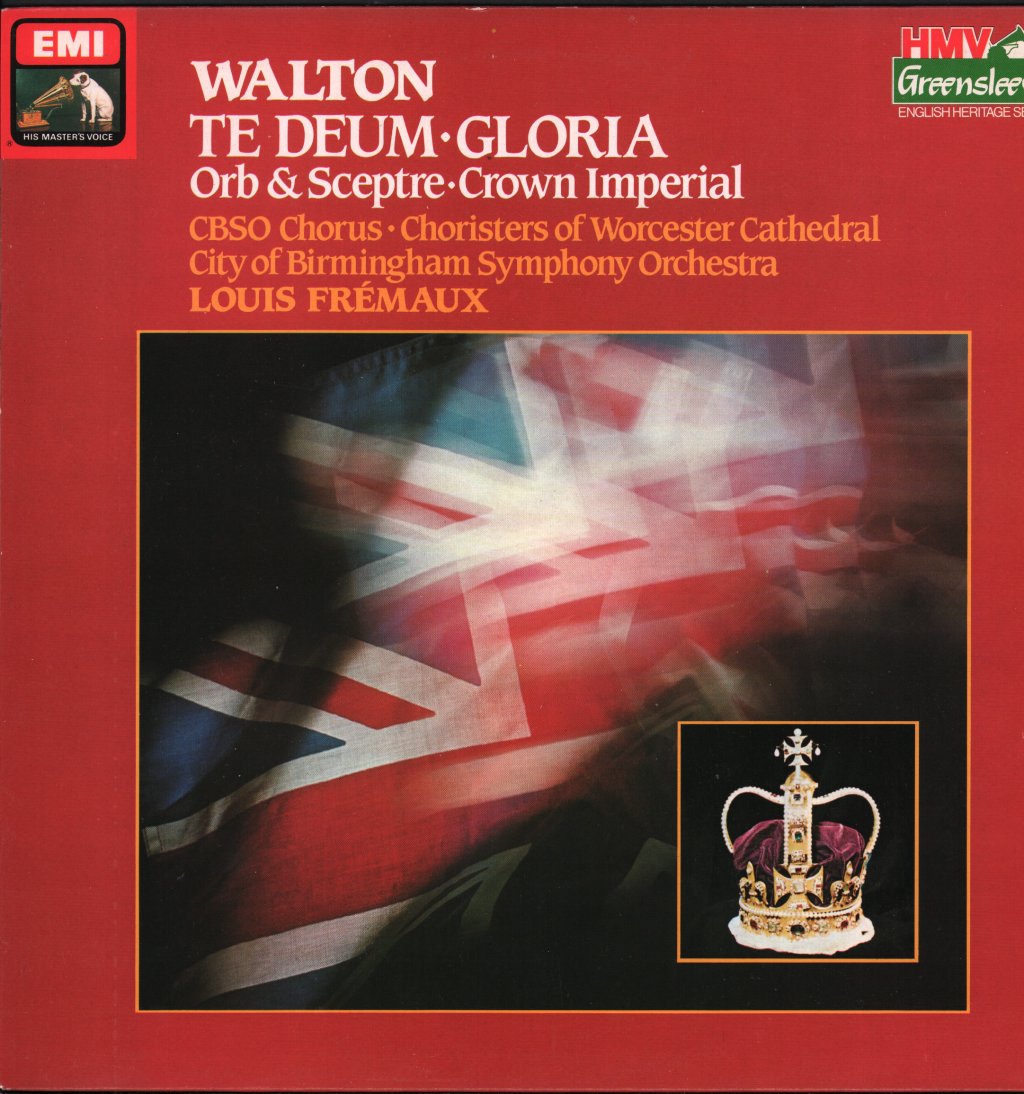 Louis Fremaux / City Of Birmingham Symphony Orchestra - Walton - Te Deum / Gloria - Lp