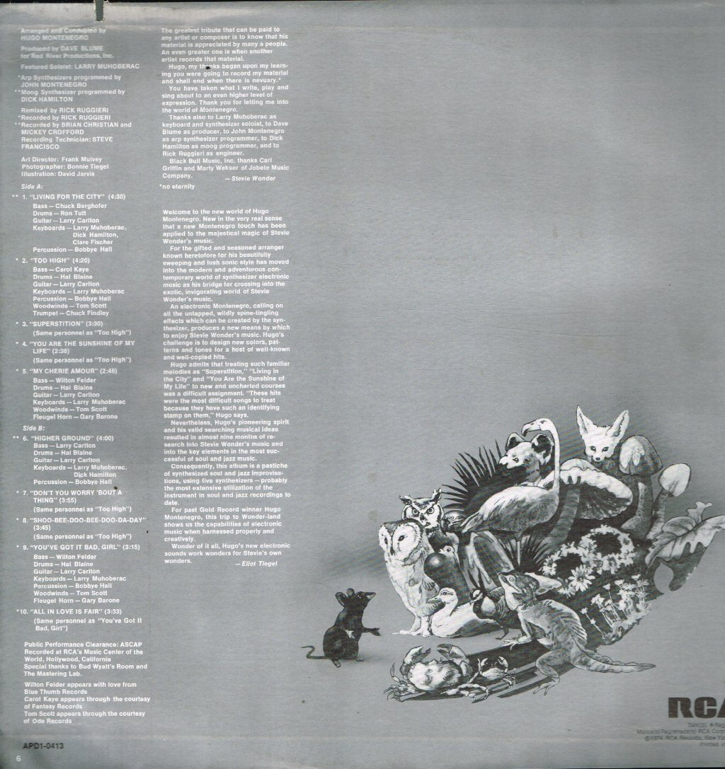 Hugo Montenegro - Hugo In Wonder-Land - Lp