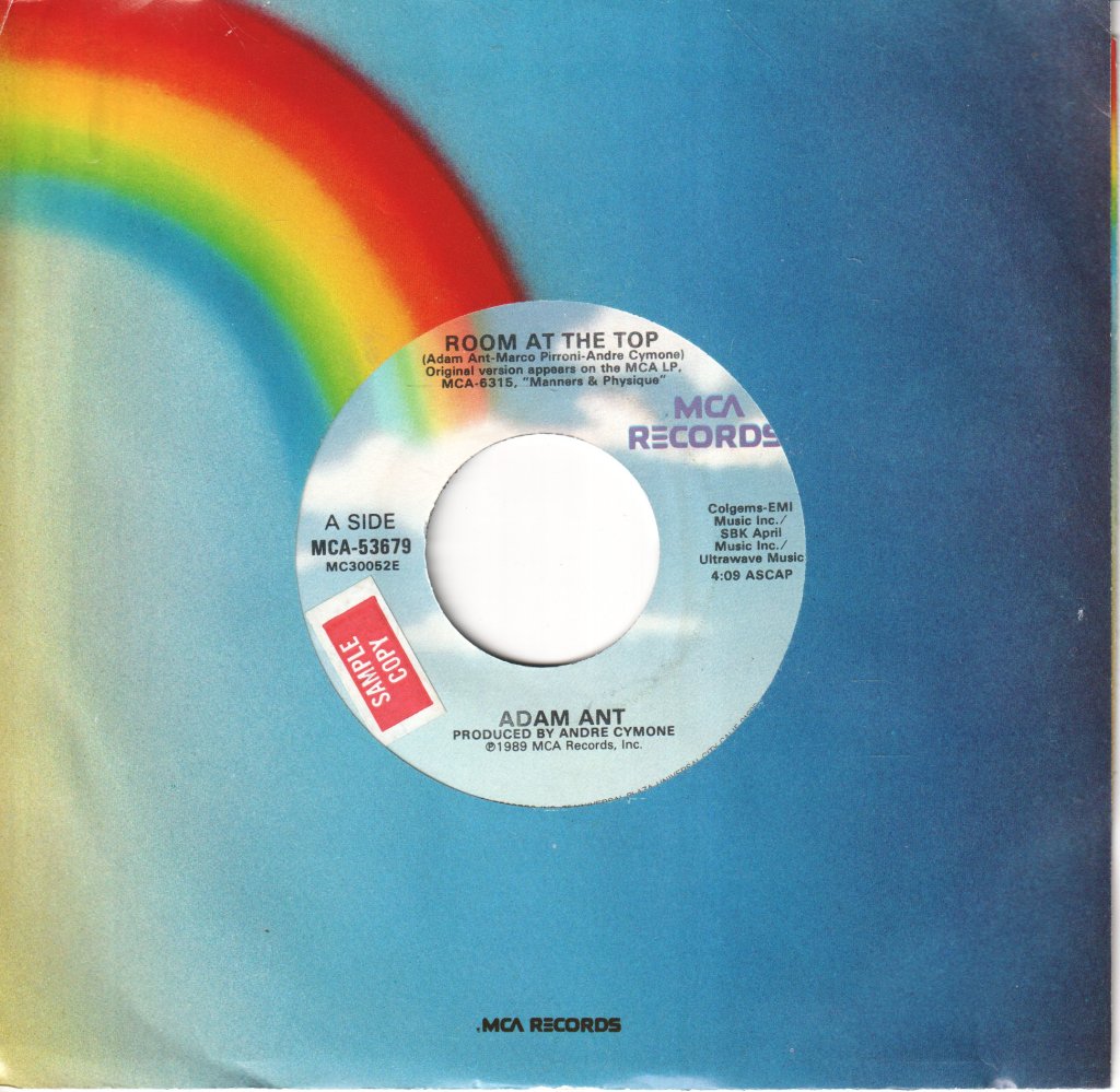 Adam Ant - Room At The Top - 7 Inch