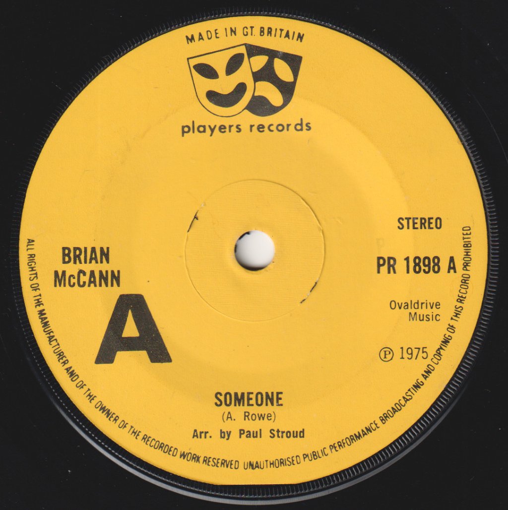 Brian Mccann - Someone - 7 Inch
