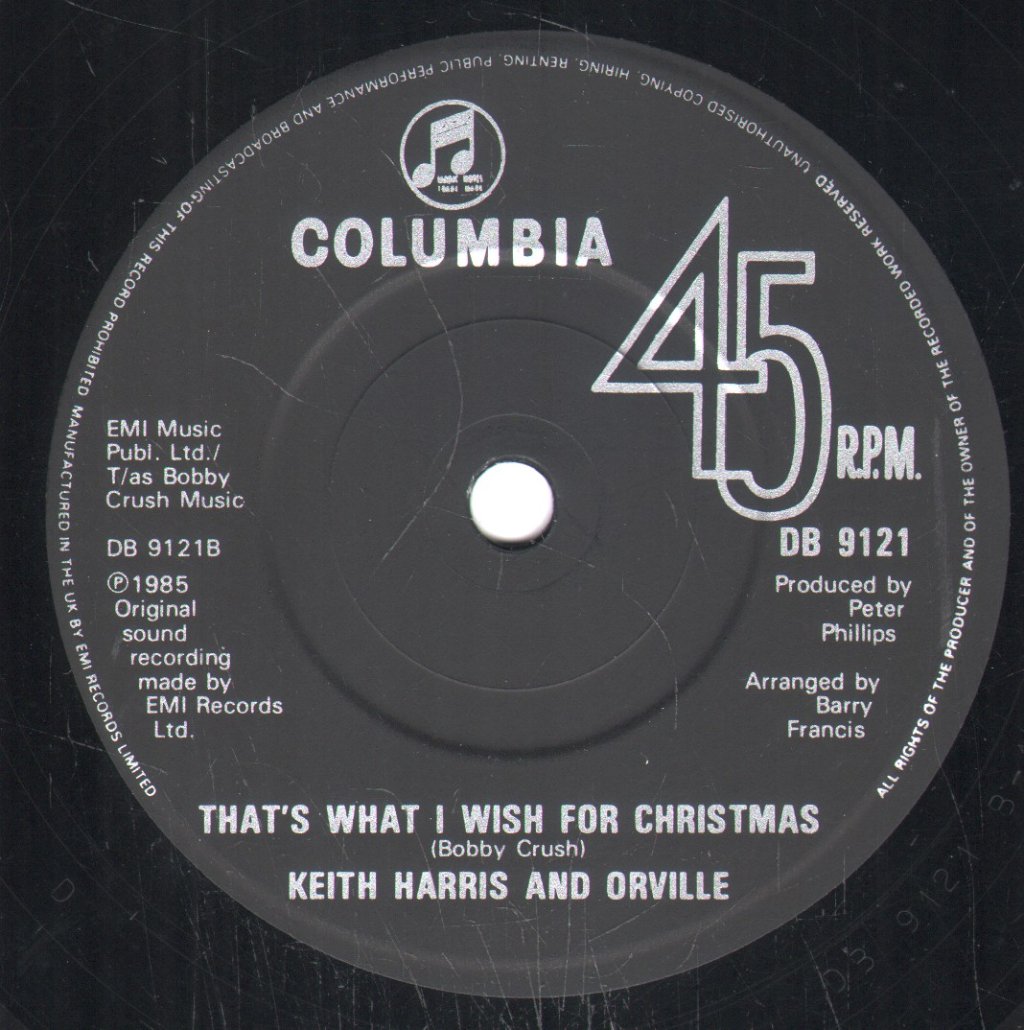 Keith Harris And Orville - White Christmas - 7 Inch