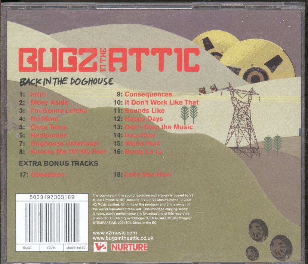 Bugz In The Attic - Back In The Dog House - Cd