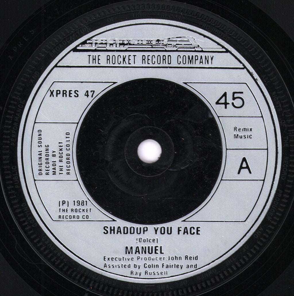 Manuel (Fawlty Towers) - Shaddap You Face - 7 Inch