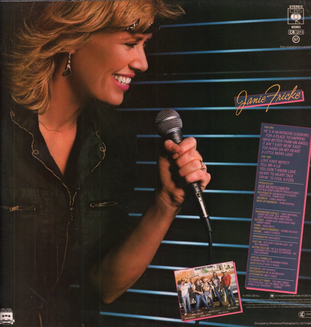 Janie Fricke - It Ain't Easy - Lp