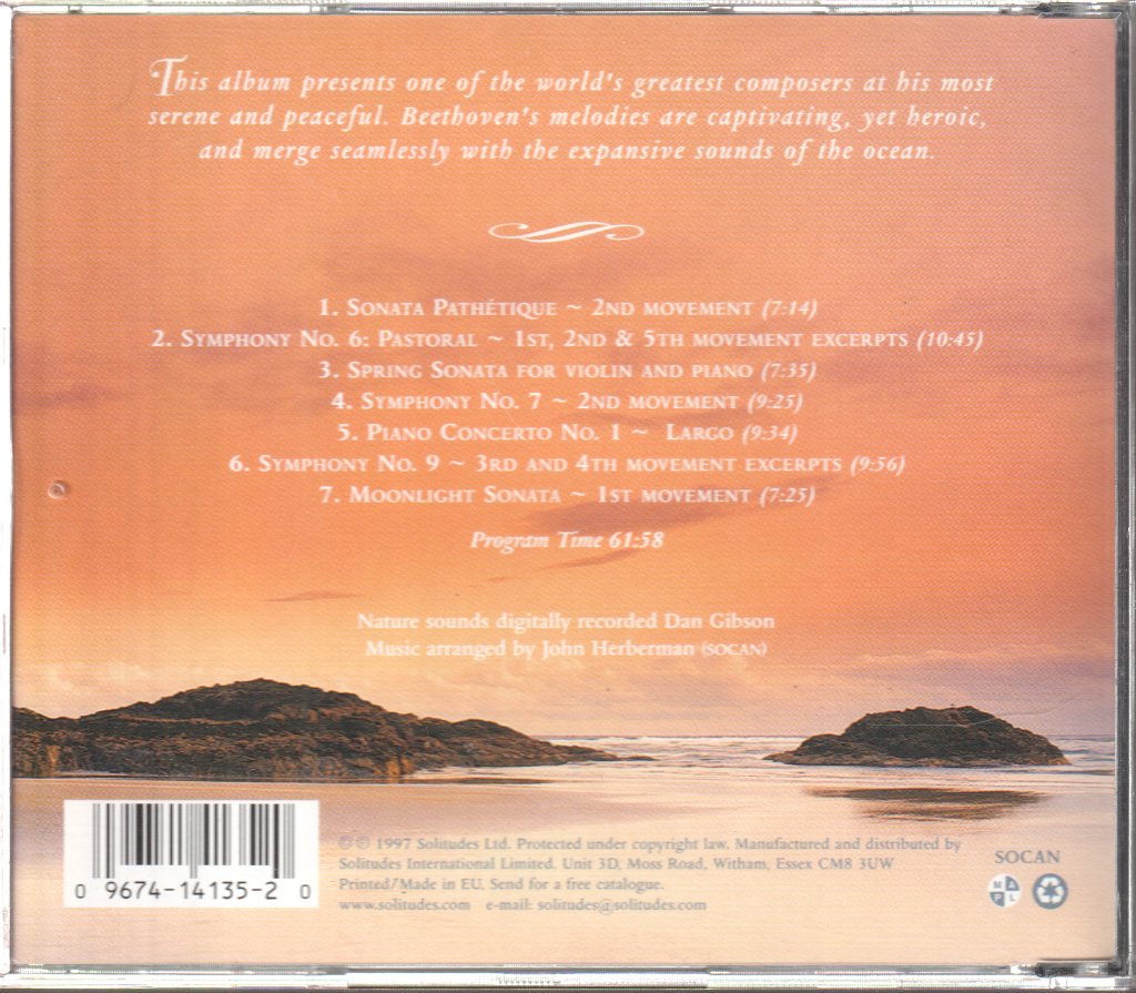Dan Gibson - Beethoven - Forever By The Sea - Cd