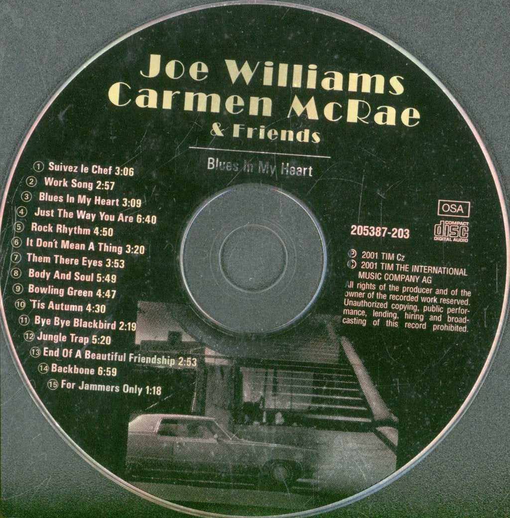 Joe Williams And Carmen McRae - Blues In My Heart - Cd