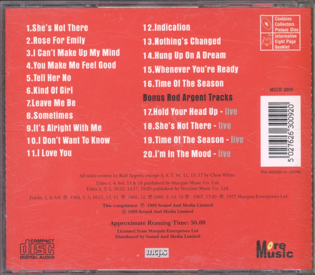 Zombies - Zombies 1964-67 - Cd