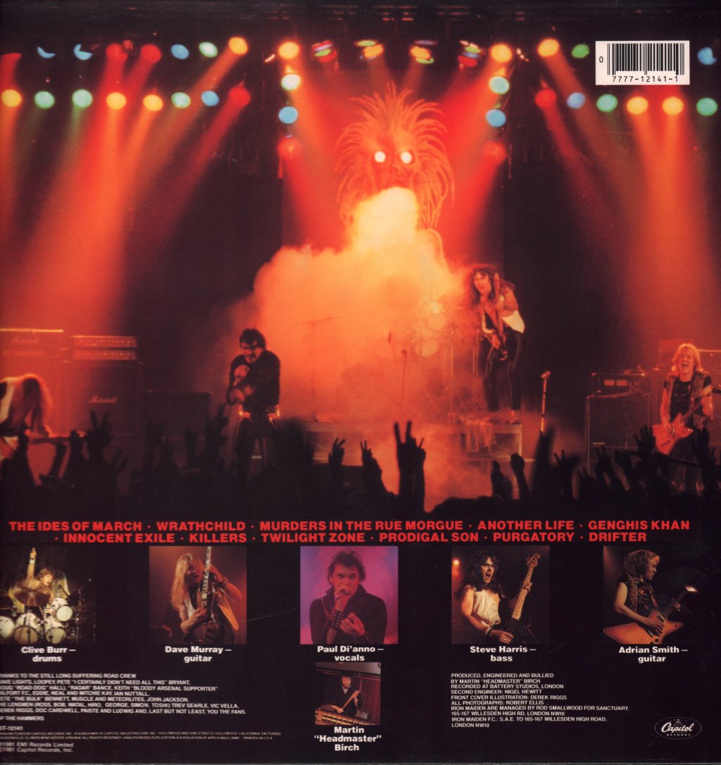 Iron Maiden - Killers - Lp
