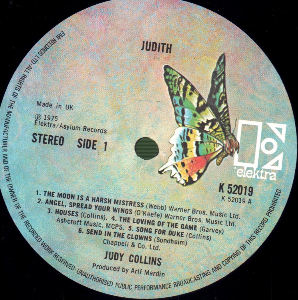 Judy Collins - Judith - Lp