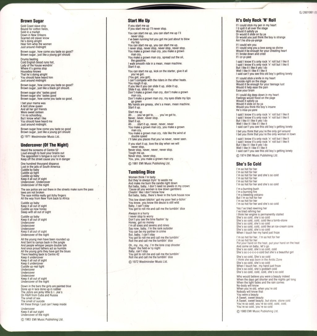 Rolling Stones - Rewind (1971-1984) - Lp