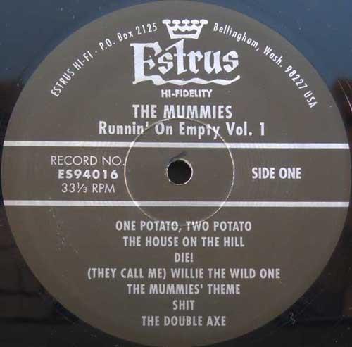 Mummies - Runnin' On Empty Volume One - Lp