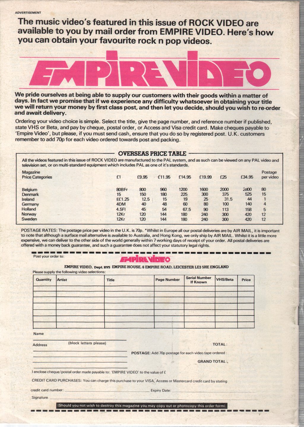 Rock Video International 4 - Rock Video International 4 - Magazine