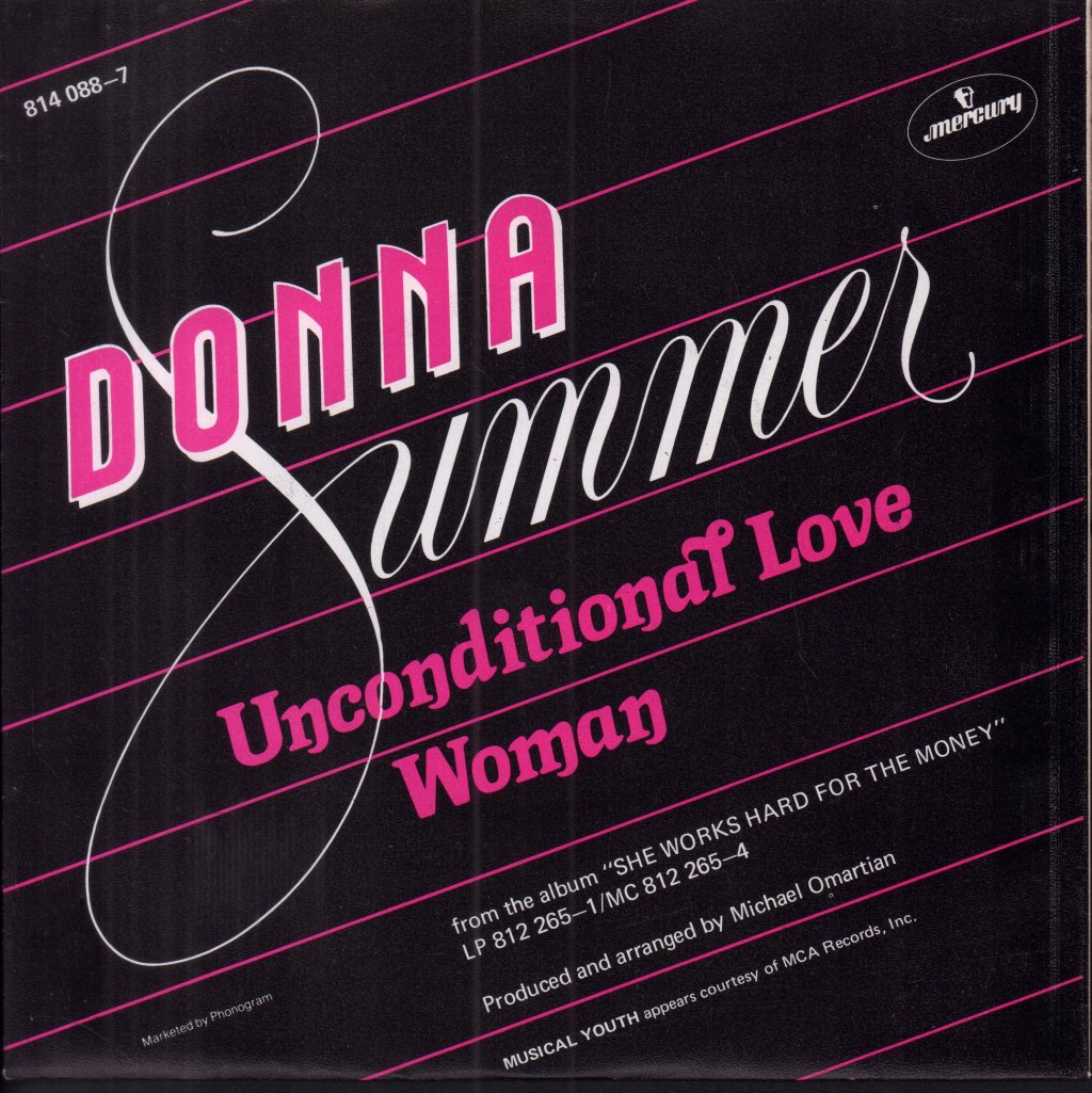 Donna Summer - Unconditional Love - 7 Inch