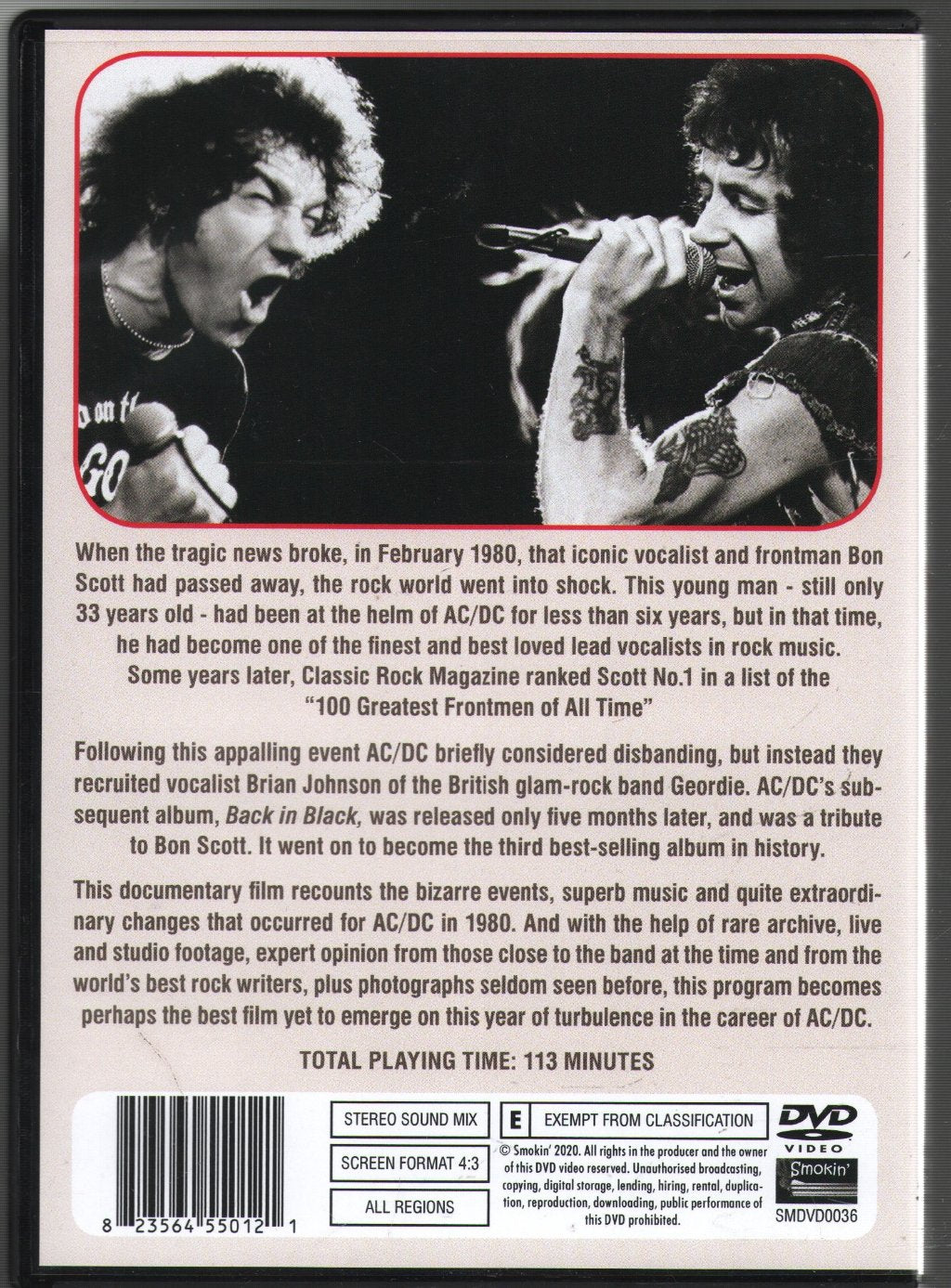 AC/DC - Changing Of The Guard: 1980 & All That - Dvd
