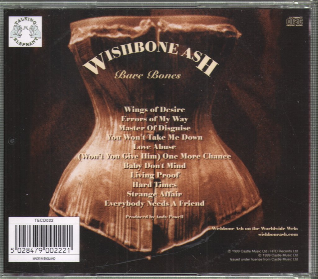 Wishbone Ash - Bare Bones - Cd