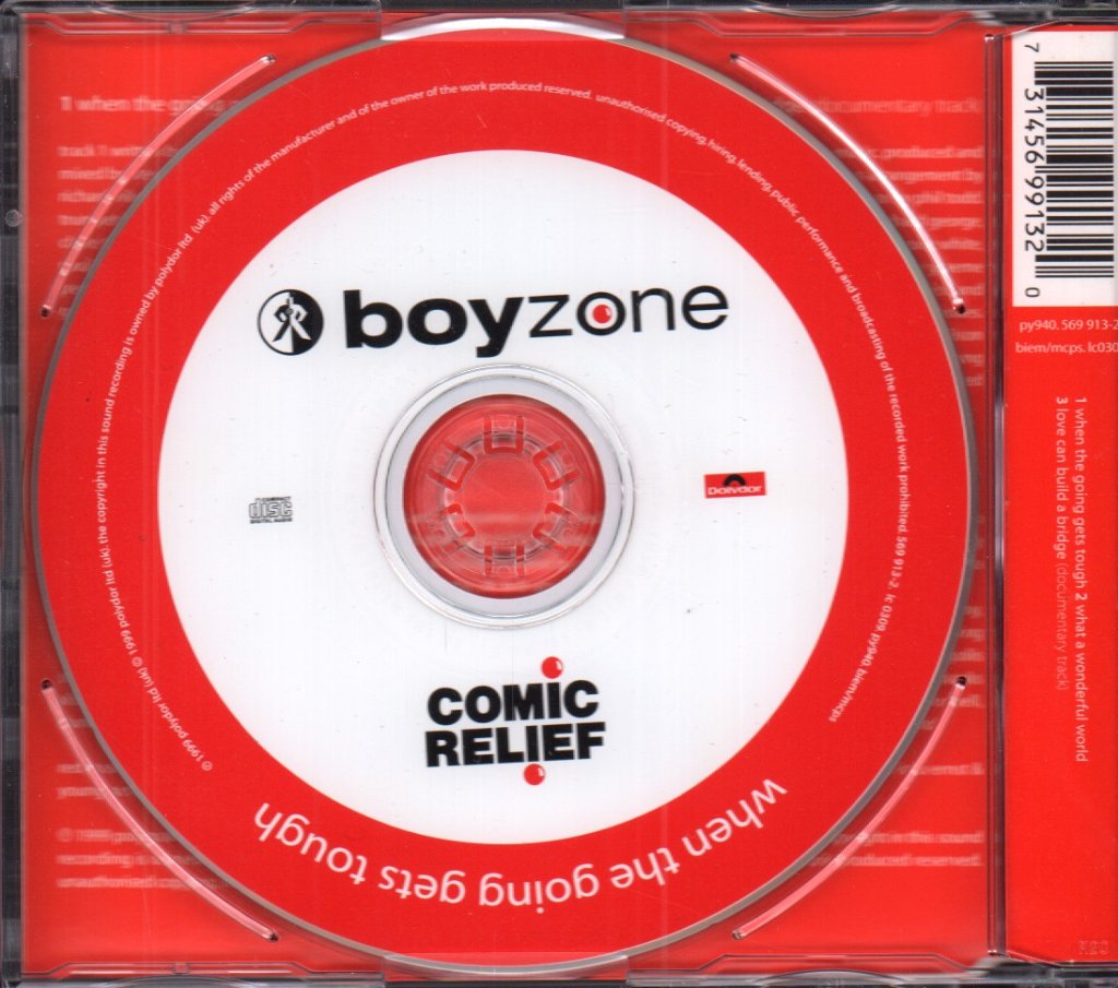 Boyzone (Boy Band) - When The Going Gets Tough - Cd