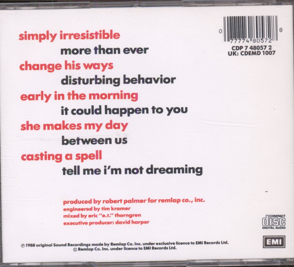 Robert Palmer - Heavy Nova - Cd
