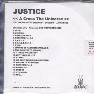 Justice - A Cross The Universe - Cdr