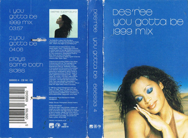 Des'ree - You Gotta Be - Cassette