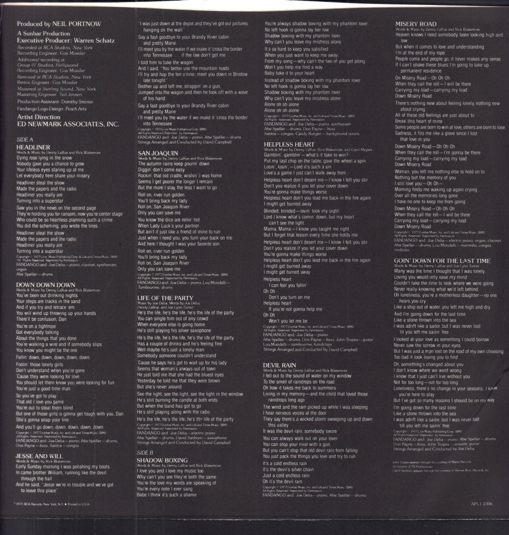 Fandango - Fandango - Lp