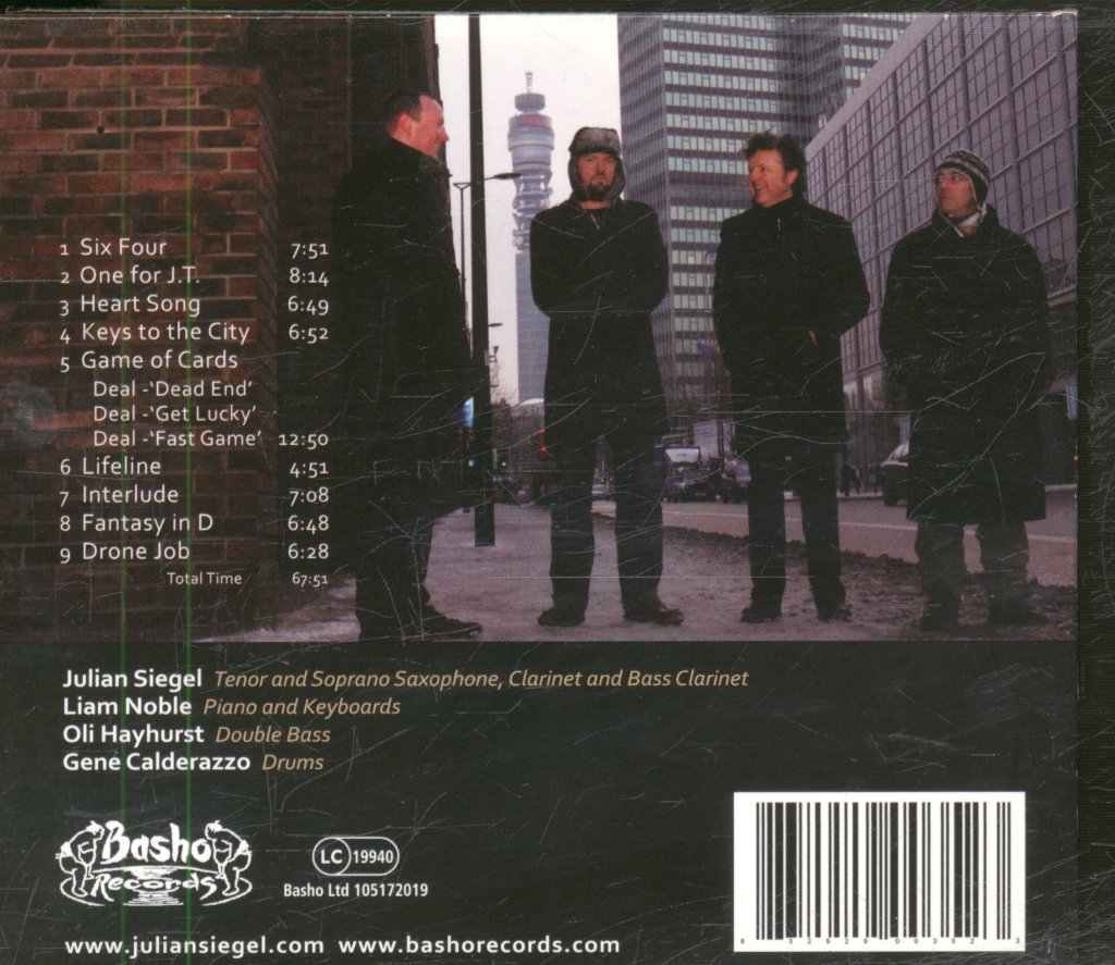 Julian Siegel Quartet - Urban Theme Park - Cd