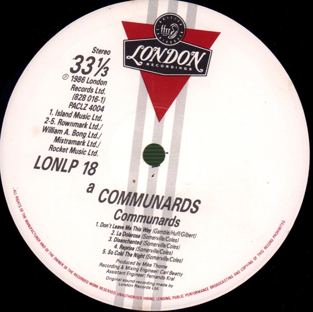 Communards - Communards - Lp