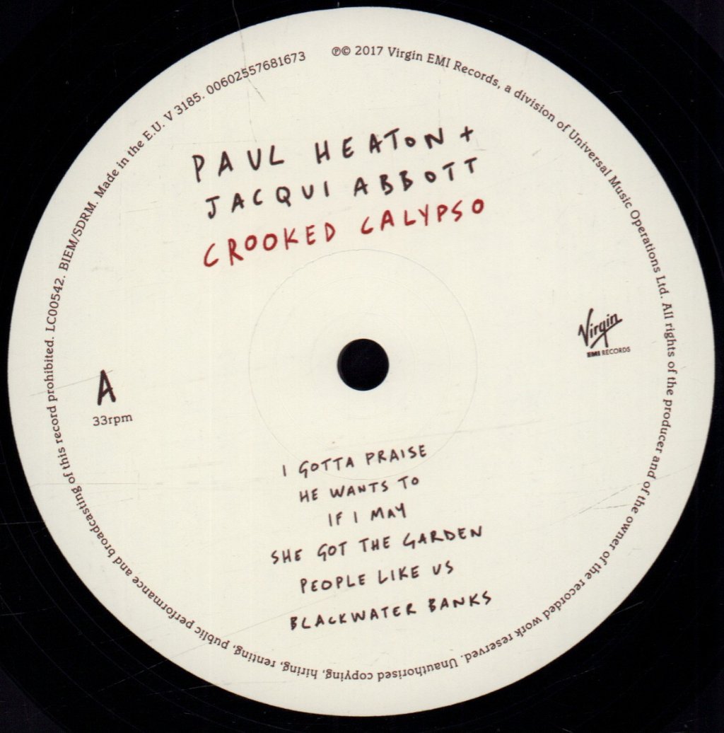 Paul Heaton And Jacqui Abbott - Crooked Calypso - Lp