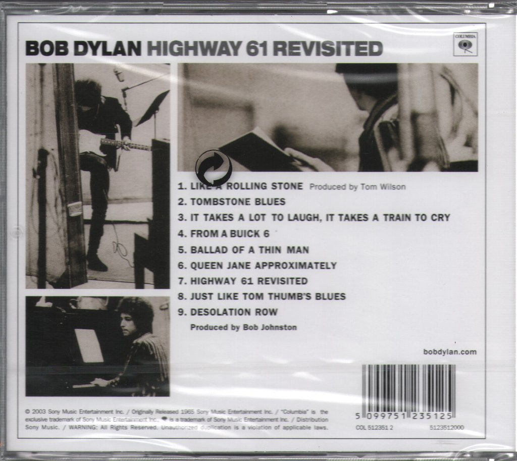 Bob Dylan - Highway 61 Revisited - Cd